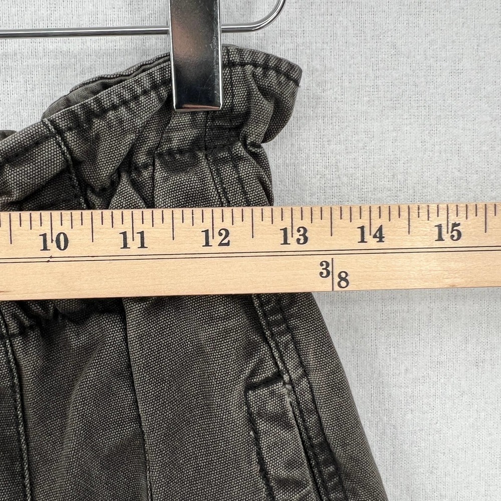 FREE PEOPLE Margate Pleated Trouser Pants Womens Small Charcoal Gray High Rise - Picture 15 of 16